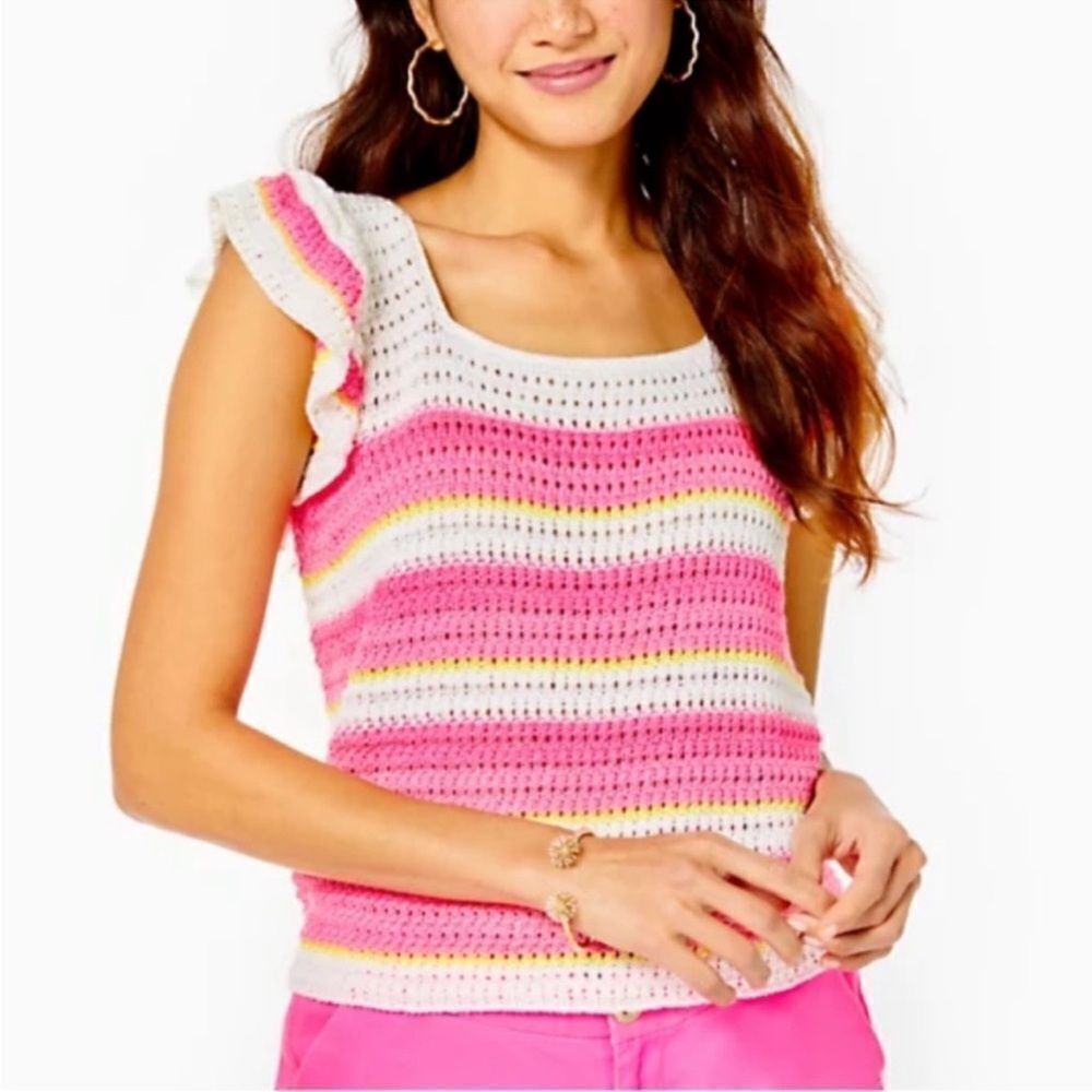 Lilly Pulitzer Cordetta Striped Sweater XS